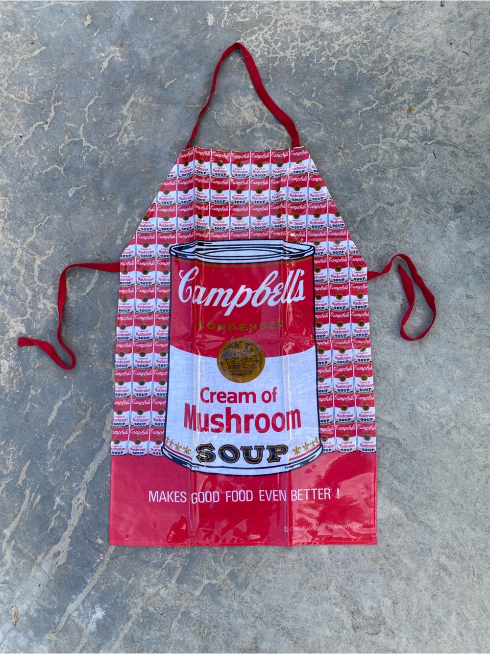 Laminated Campbell’s Soup Apron
